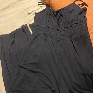 Loft NWOT,  Elegant Beach Black Jumpsuit